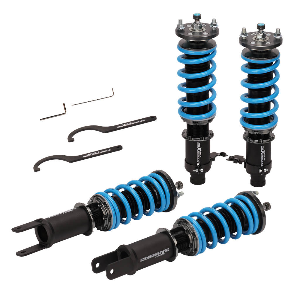 Kits de suspension réglables en hauteur et en amortissement compatibles avec la compatible pour Nissan S13 200SX Europe/Nouvelle-Zélande 89-94