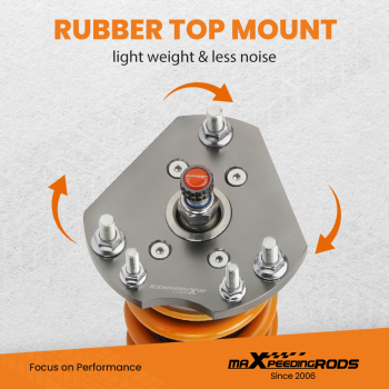 MaXpeedingrods Coilovers Coil Spring Kits compatible for Honda Prelude 1992-2001 Adj Damper lowering kit