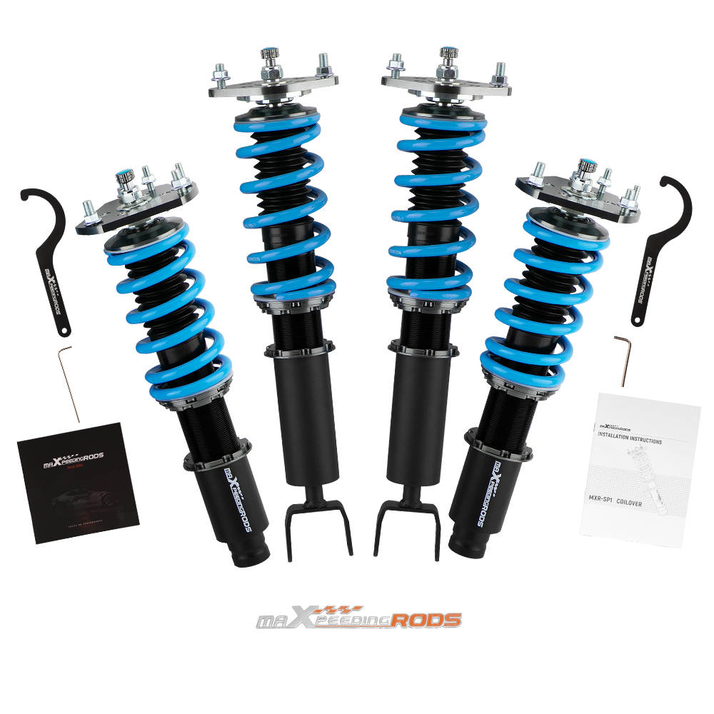 Reglable Damper Racing Coilovers compatible pour Honda Prelude BB1 BB2 BB6 BB8 Amortisseurs
