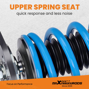 MaXpeedingrods Coilover Compatible For Hyundai Coupe Tuscani 2003-2008 24 Ways Adj. Damper Lowering Kit
