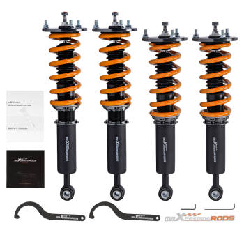 MaXpeedingrods Coilovers Shock Absorber compatible for Toyota Celsior 00-06 compatible for Lexus Ls430 01-06 Lowering Kit