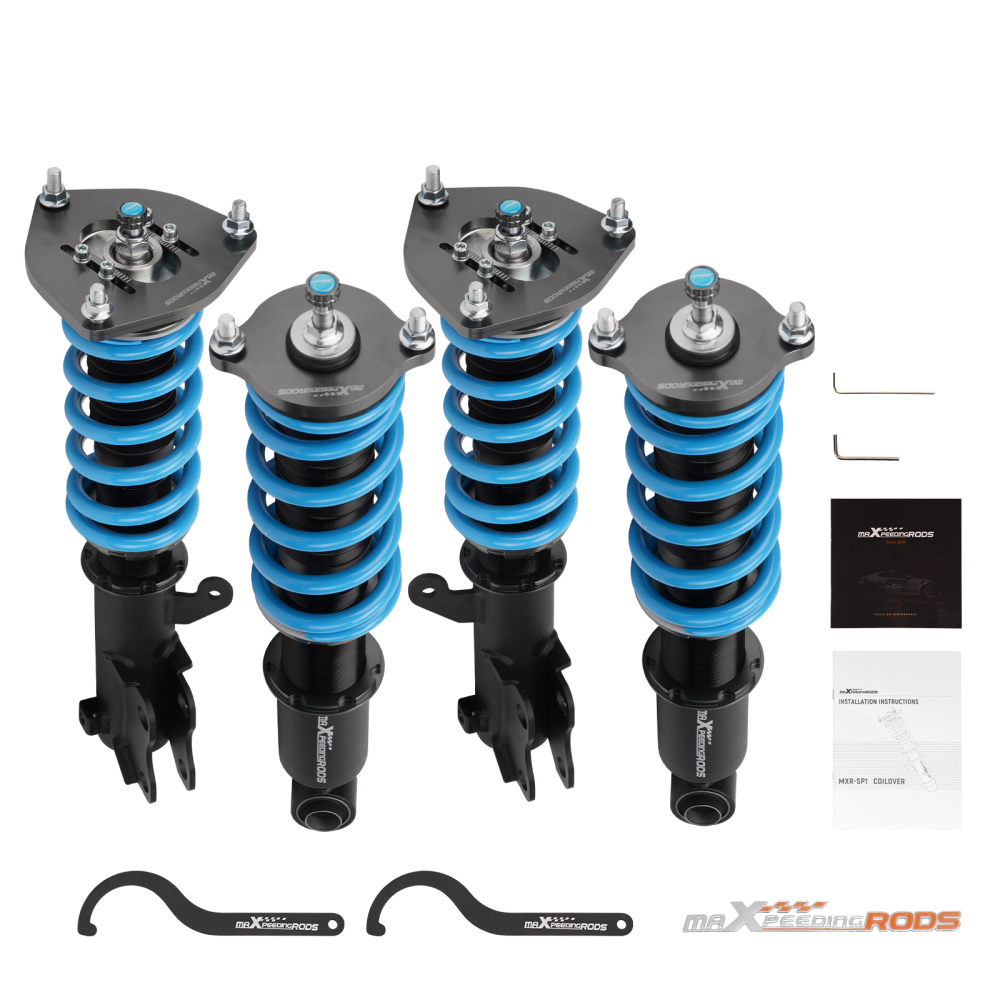 MaXpeedingrods 24-WAY Coilover Lowering Kits Compatible For Mitsubishi Eclipse 2000-2005