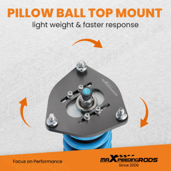 MaXpeedingrods 24-WAY Coilover Lowering Kits Compatible For Mitsubishi Eclipse 2000-2005