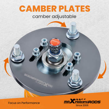 MaXpeedingrods Adjustable Coilovers Lowering Kit Compatible For Mitsubishi Eclipse 95-99