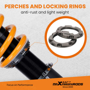 MaXpeedingrods Adjustable Coilovers Lowering Kit Compatible For Mitsubishi Eclipse 95-99