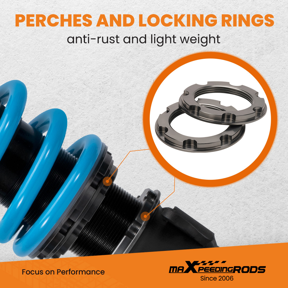 24 ways dampening adjustable T6 Advanced Series Coilover compatible for ford focus MK3 2011-2017 Lowering Kit