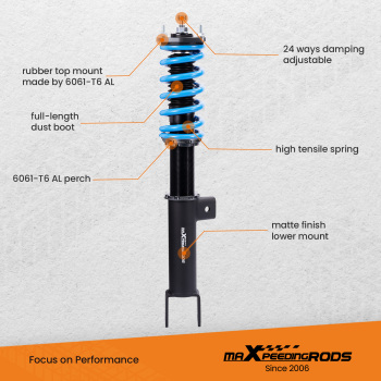 MaXpeedingrods Racing Coilovers Suspensión compatible para Tesla Model 3 RWD 17-23