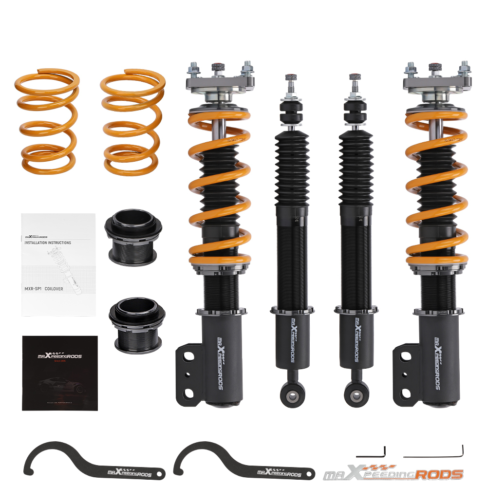 kit Ajustable Damper Coilover Suspension compatible pour Ford Mustang SN95 Amortisseurskit d'abaissement