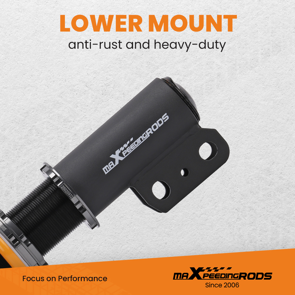 kit Ajustable Damper Coilover Suspension compatible pour Ford Mustang SN95 Amortisseurskit d'abaissement