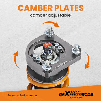 24 Ways Adjustable Coilover Suspension Compatible For Ford Mustang SVT SN95 GT Base Coupe Lowering Kit