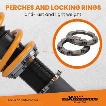 24 Ways Adjustable Coilover Suspension Compatible For Ford Mustang SVT SN95 GT Base Coupe Lowering Kit