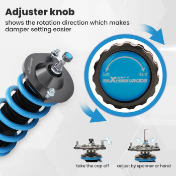 Compatible for Mazda Miata MX5 NA NB Base SE LE 89-05 Adjustable Coilovers Suspension Kits Lowering Kit