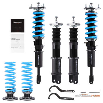 Adjustable Damper T6 Advanced Series Coilovers Suspension compatible for Nissan 350Z Z33 Coupe Roadster 03-08 Lowering Kit