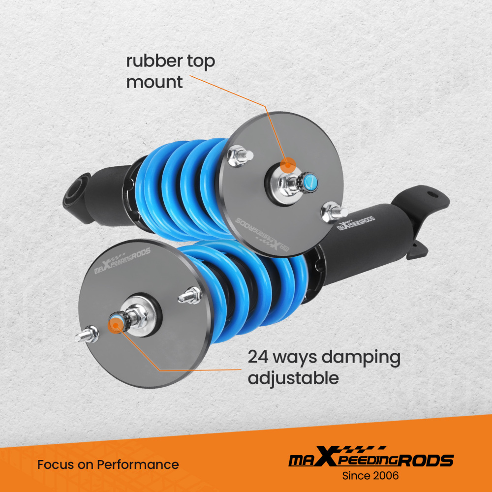 Amortisseur réglable 24 voies Compatible pour Nissan Skyline R34 BNR34 GTR ENR34 GTTkit d'abaissement