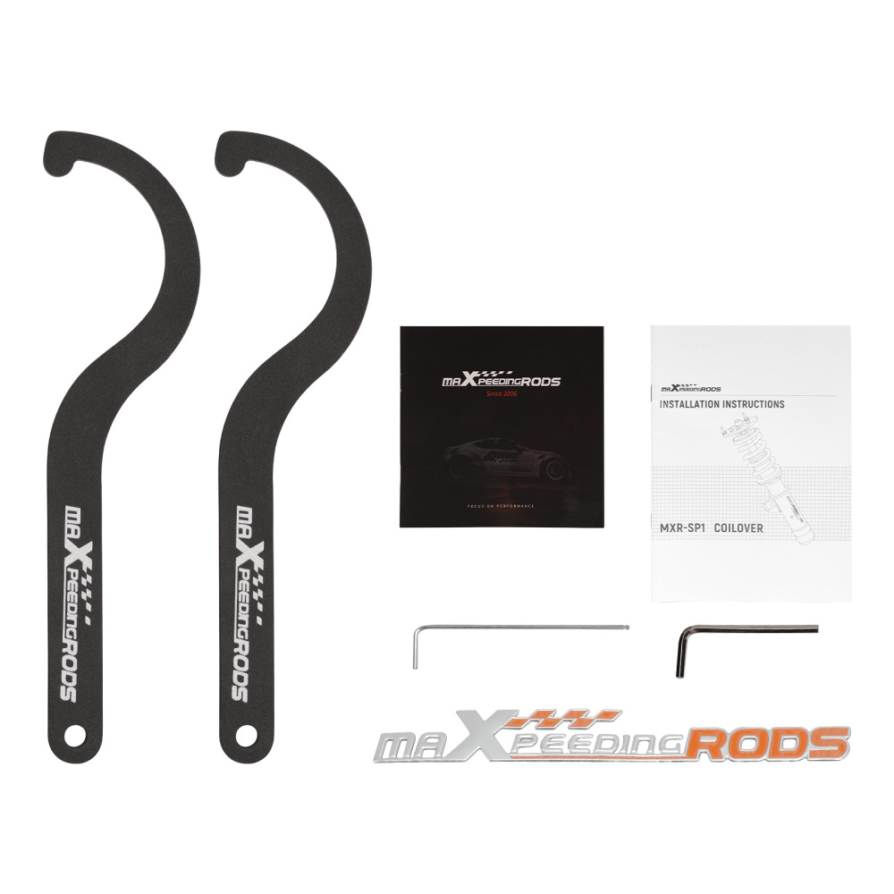 Racing Ammortizzatore Regolabile compatibile per Subaru Forester SF 98-02 Coilover Absorber Lowering Kit