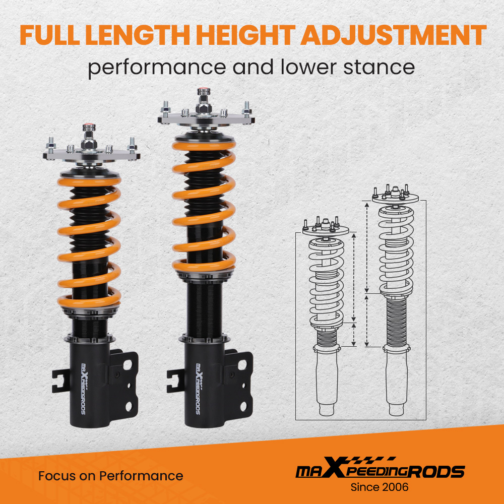 maXpeedingrods Damper Coilovers Lowering Kit Compatible For Subaru Forester 1998-2002