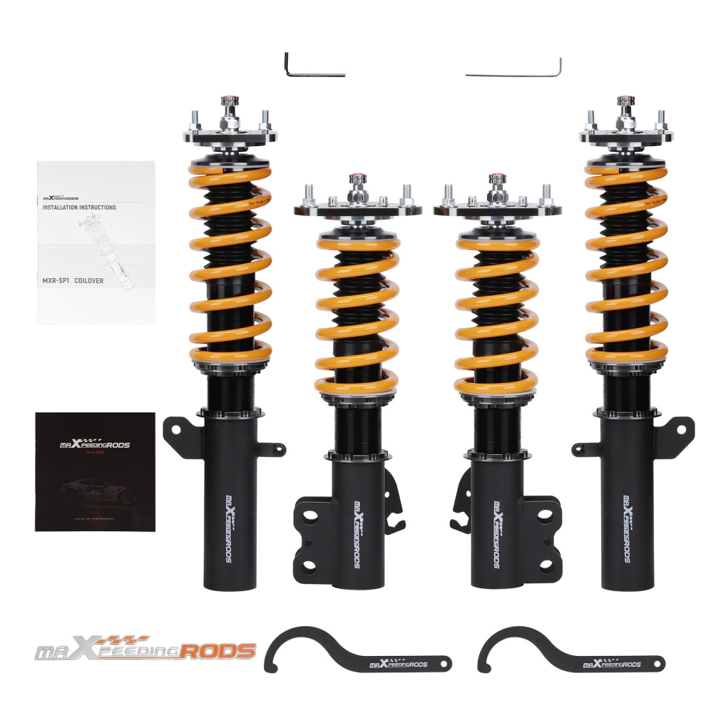 Upgraded Racing Coilovers Suspension Kits compatible for Toyota Celica GT GTS compatible for FWD 1990-1993 Lowering Kit
