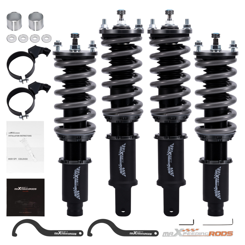 Sospensione Corsa Coilovers T7 Regolabile Ammortizzatori compatibile per Honda CRX 1989-1991 Lowering Kit