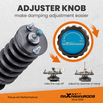 T7 Carreras Coilovers Amortiguación Ajustable de 24 niveles compatible para Honda Civic Eg Ek