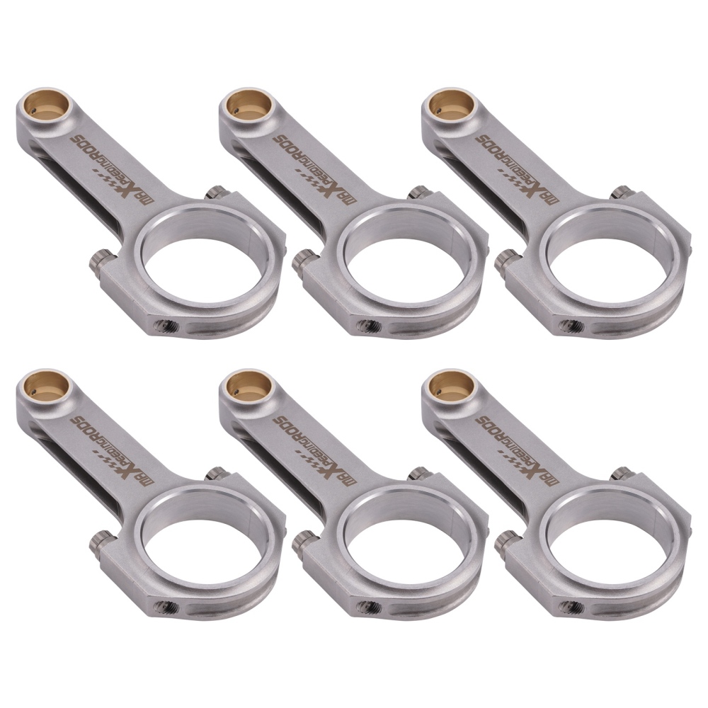H-Beam 4340 Connecting Rods compatible for Porsche 3.2 carrera 911 3.3 Bielle Pleuel ARP