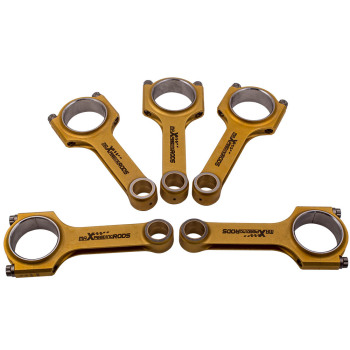 4x Titanizing 4340 Bielle compatibile per Volvo 850 T5 Turbo V70 S70 2.3L B5234T Conrod Rods