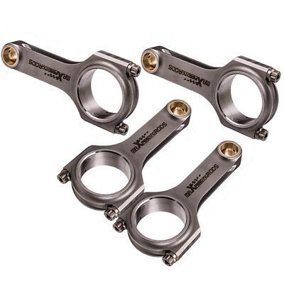 H beam Bielles compatible pour Nissan SR20 S13 S14 Silver 180SX 200SX SR20 136.3mm Conrods