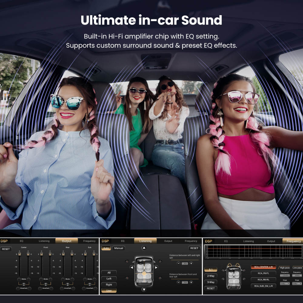 Multimedia Car Stereo Car Radio Compatible for Double Din car stereo