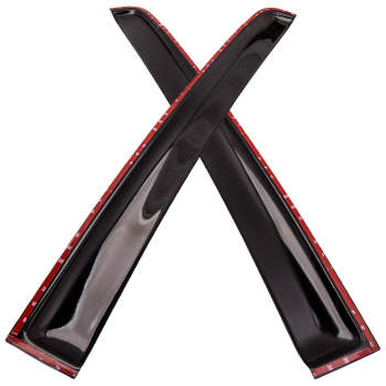 4pcs Weathershield Sun Visors compatible for Mitsubishi Triton ML MN Dual Cab 2006-2013