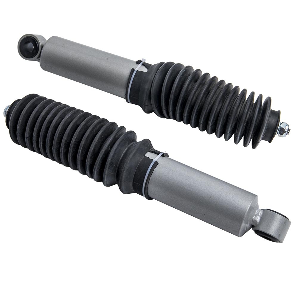 Front and Rear Raised Shock Absorbers Kit compatible for Nissan Navara D22 UTE 4x4 1997~2016