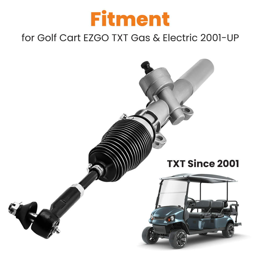 Steering Gear Box Rack and Pinion compatible for EZGO Golf Cart Car Gaz