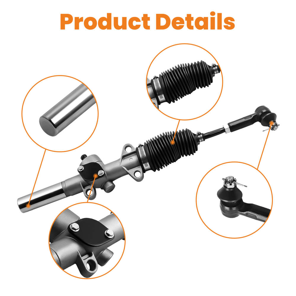 Steering Gear Box Rack and Pinion compatible for EZGO Golf Cart Car Gaz