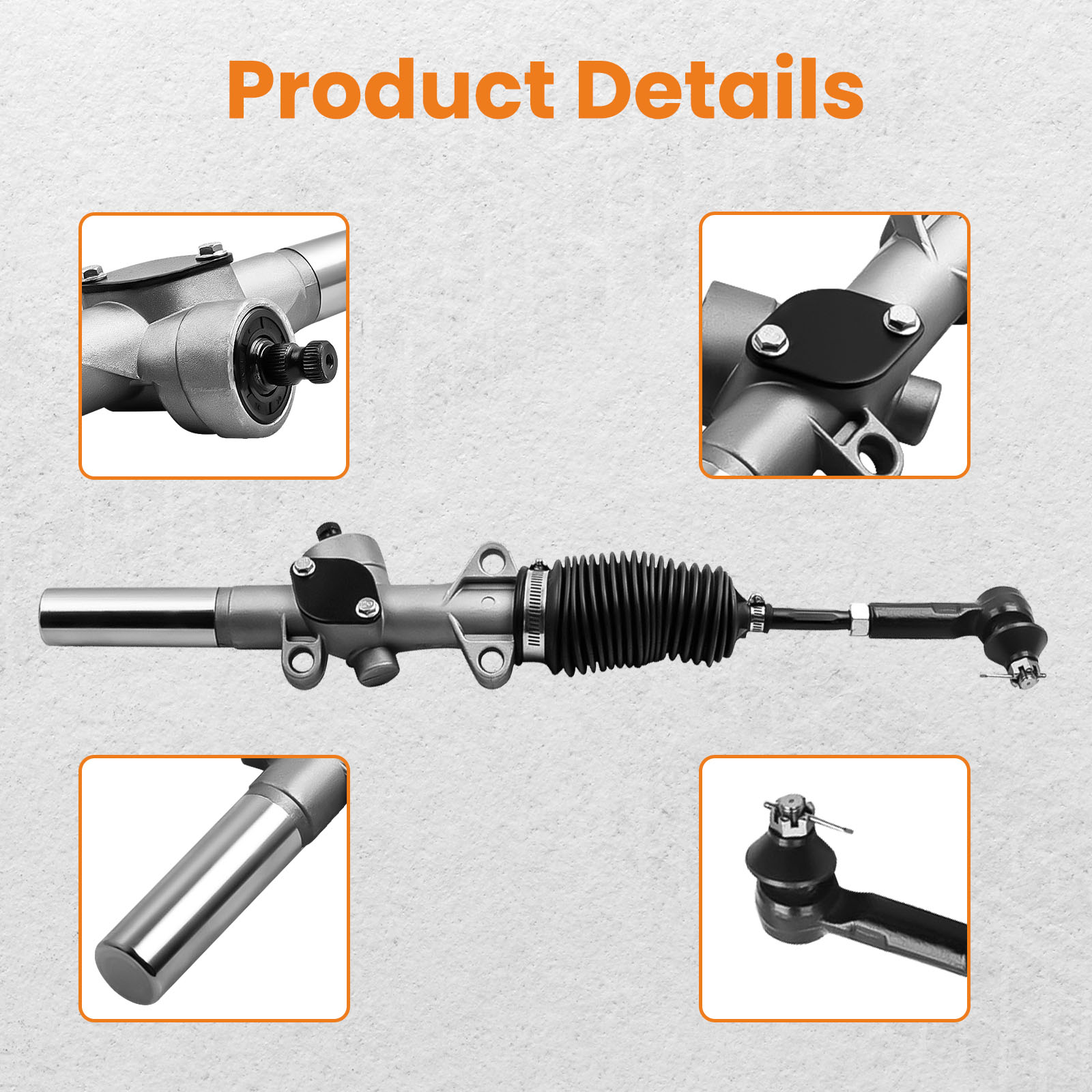 Steering Gear Box Rack and Pinion compatible for EZGO Golf Cart 