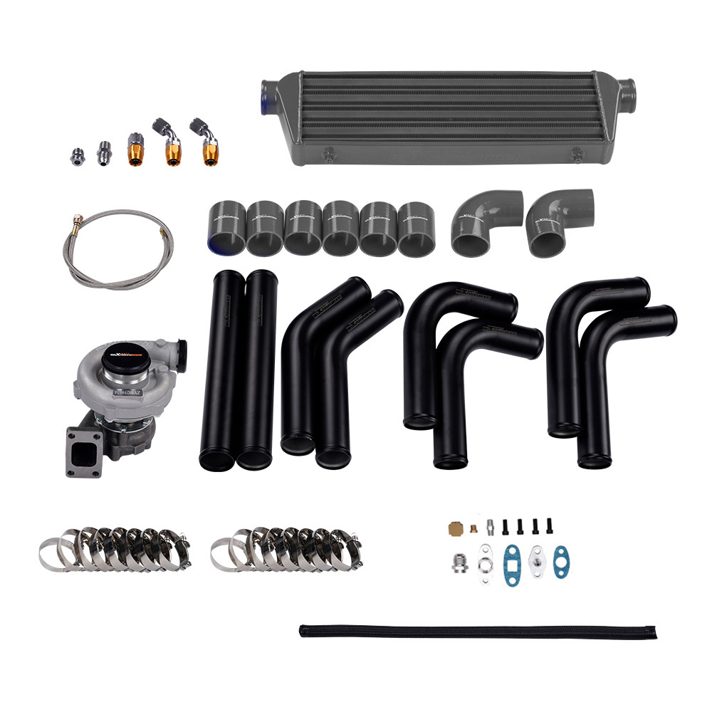 Kit de turbocompresor universal T3/t4 T04eintercooler + Kits de tuberías turbo + Wastegate