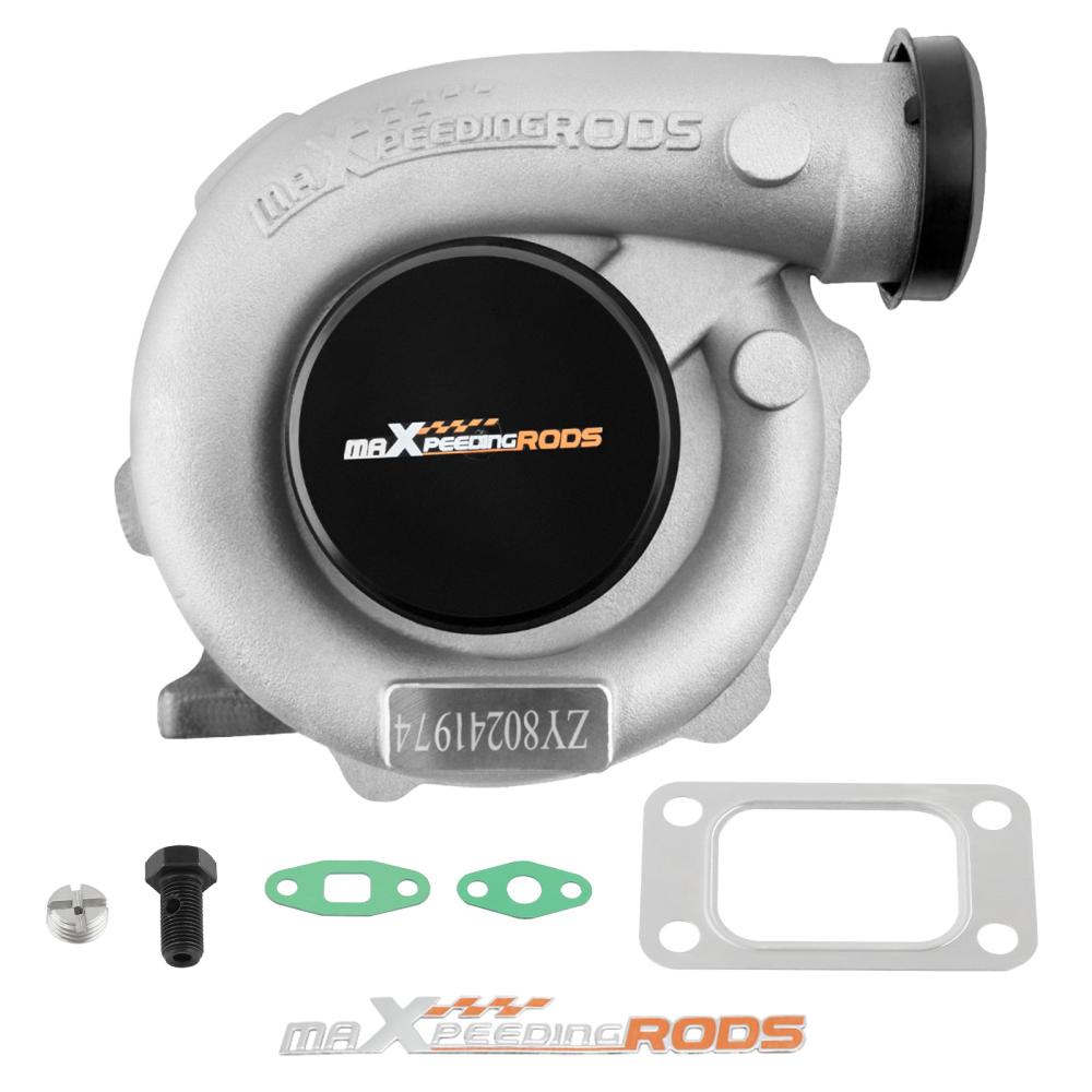 T3 T4 T04E .57 AR Turbo Street Turbocharger pour 1.5L to 2.5LRefroidi à lhuile 450+HP roue de compresseur billet