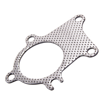 Hybrid T3/T4 T3T4 T04E .63 A/R Turbine 5 Bolt Flange Turbocharger w/ Downpipe