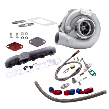 Kit de collecteur Turbo T3T4 T04E compatible pour Nissan Patrol Safari Y60 GR Essence 4.2L TB42 TB42S TB42E
