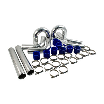 Universel pour GT2871 Turbocompresseur Eau Froide + 3 pouces Pinces de Tuyauterie Intercooler