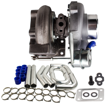 Universale per GT2871 Turbocompressore Acqua Fredda + 3 pollici Intercooler Morsetti per tubi