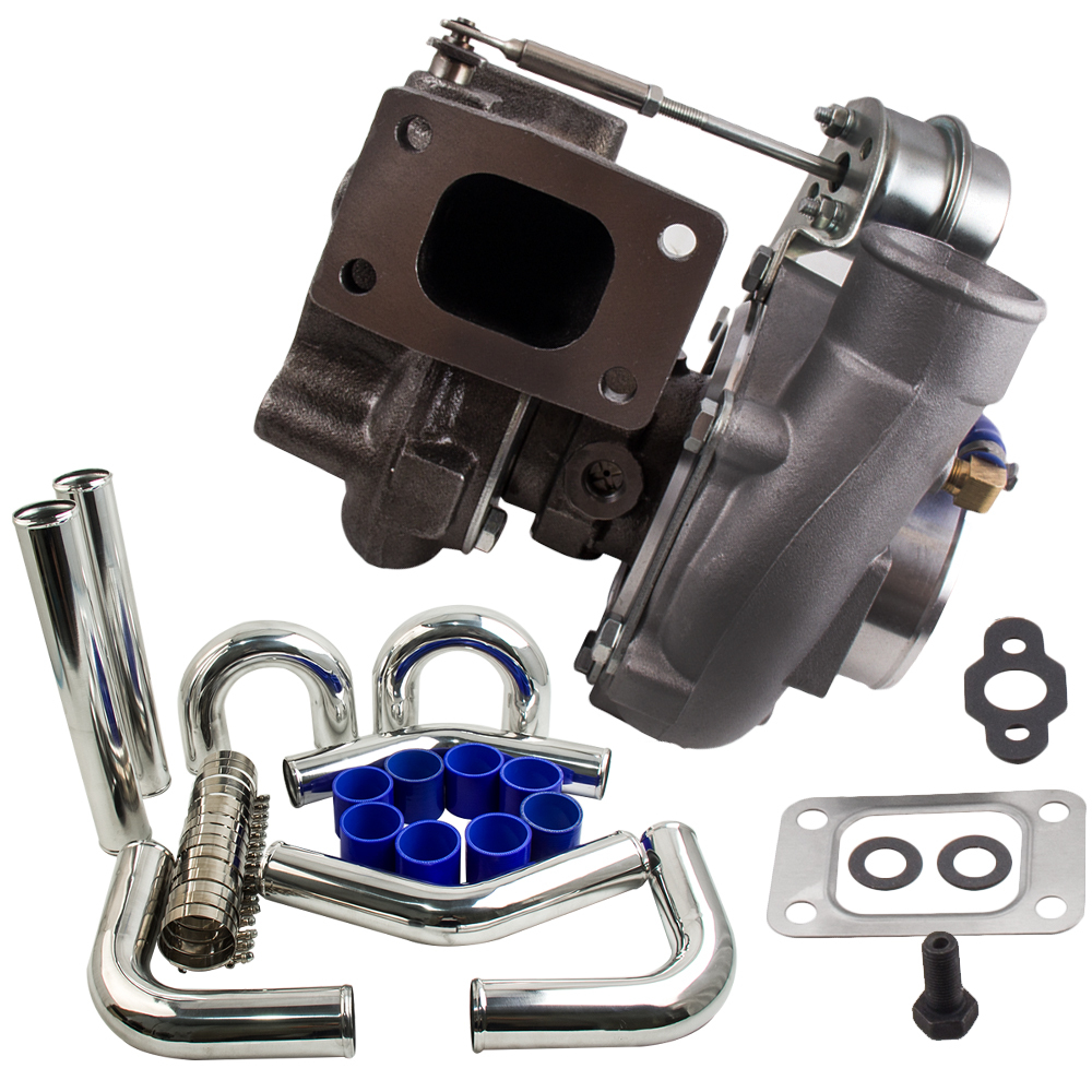Universale per GT2871 Turbocompressore Acqua Fredda + 3 pollici Intercooler Morsetti per tubi