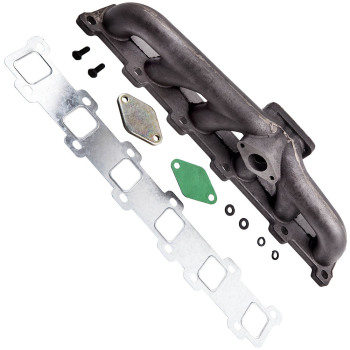 For GT3582 Oil Line Kit + Exhaust Manifold compatible for Nissan Safari 4.2L TD42 TB42 TB45