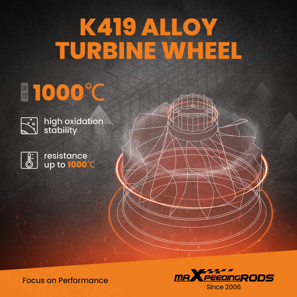 Billet Turbocharger K04-001 compatible para VW Golf GTI 1.8 l P AJQ APP AUM 53049500001
