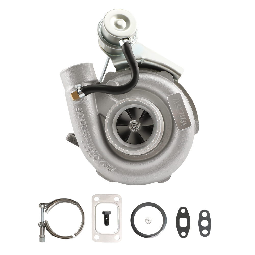 5PC T3 T04E 420 HP Turbo Kit Oil Feed Return Line Intercooler Pipes for 3.0-5.0L