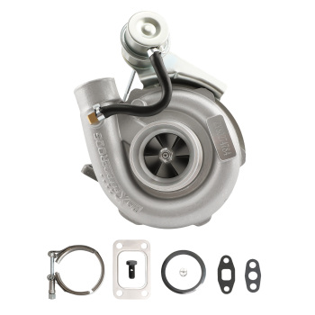 5PC T3 T04E 420 HP Turbo Kit Oil Feed Return Line Intercooler Pipes for 3.0-5.0L