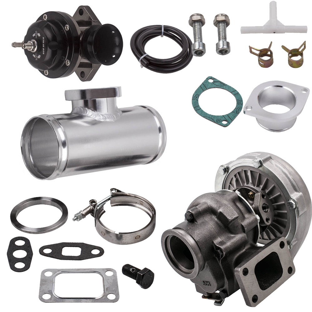 T3/t4 T04E V-band Turbocharger Turbo.63 A/r W/ Internal Wastegate Blow Off Valve