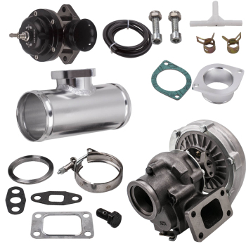 T3/t4 T04E V-band Turbocharger Turbo.63 A/r W/ Internal Wastegate Blow Off Valve