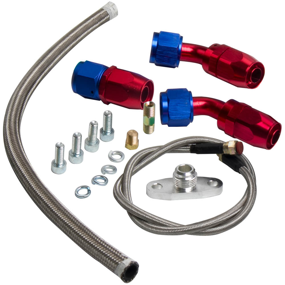 Turbo and Manifold and Oil line Kit compatible for Nissan Patrol GR GQ Y60 4.2 L TB42S TB42E