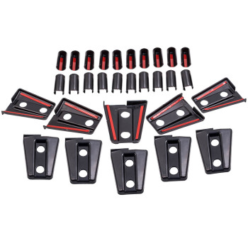 Hood Door Hinge Cover Unlimited Accessories compatible for Jeep Wrangler JK JKU Unlimited