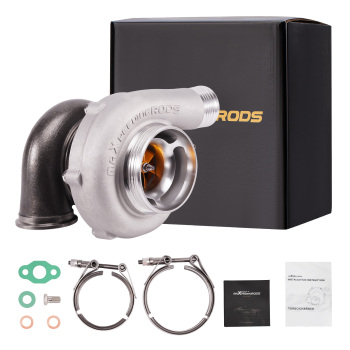 For GT3076 GT3076R Universal Billet TurboCharger 500HP Dual Ceramic Ball Bearing Turbine AR 0.82