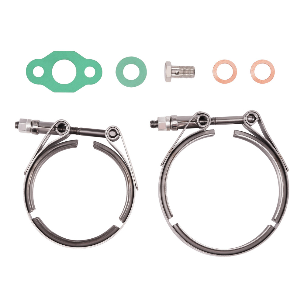 Ball Bearing Turbo pour Gt3076r Gt3037r V-band Bride A/r 0.82 0.63 Jusquà 3.0 Bar