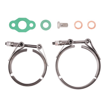 Ball Bearing Turbo pour Gt3076r Gt3037r V-band Bride A/r 0.82 0.63 Jusquà 3.0 Bar